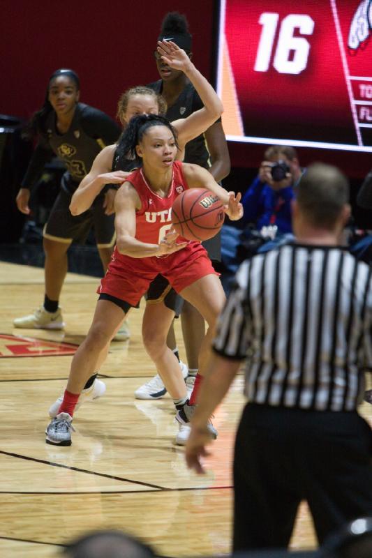 2018-02-01 19:19:42 ** Basketball, Colorado, Damenbasketball, Kiana Moore, Utah Utes ** 