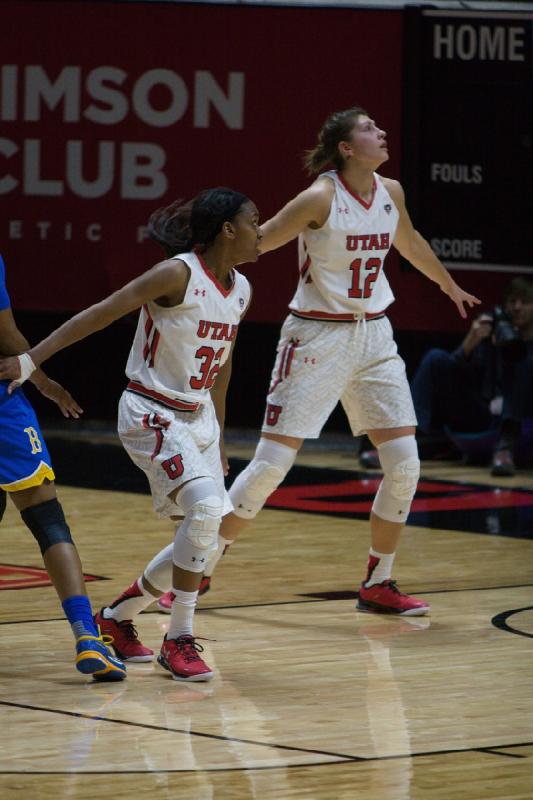 2016-01-31 15:27:29 ** Basketball, Damenbasketball, Emily Potter, Tanaeya Boclair, UCLA, Utah Utes ** 