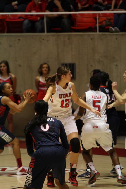 2014-01-26 15:56:47 ** Arizona, Basketball, Cheyenne Wilson, Damenbasketball, Emily Potter, Utah Utes ** 