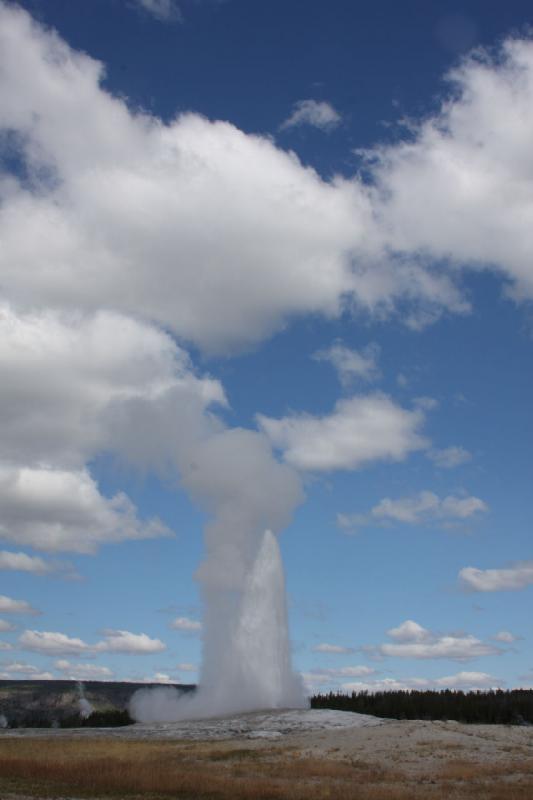 2008-08-15 11:39:43 ** Yellowstone Nationalpark ** Old Faithful bricht aus.