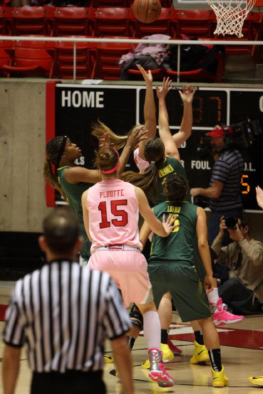 2013-02-08 19:00:43 ** Basketball, Michelle Plouffe, Oregon, Taryn Wicijowski, Utah Utes, Women's Basketball ** 