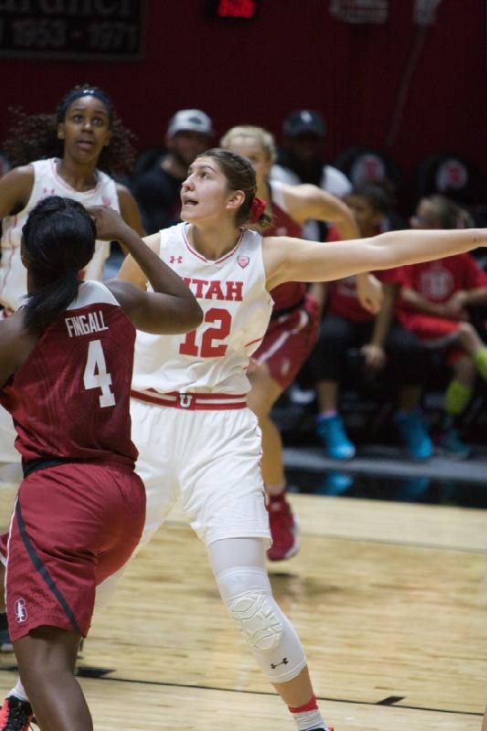 2017-01-13 18:05:24 ** Basketball, Damenbasketball, Emily Potter, Stanford, Tanaeya Boclair, Utah Utes ** 