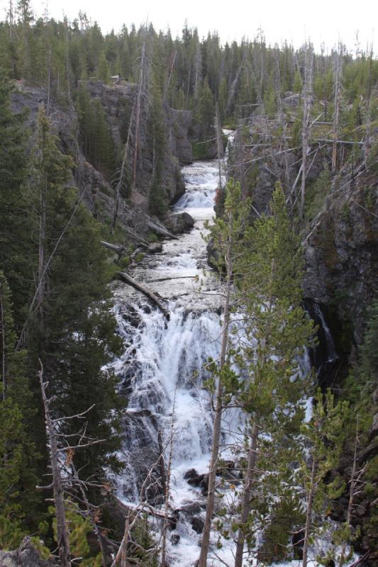 2008-08-15 10:37:33 ** Yellowstone National Park ** Waterfall.