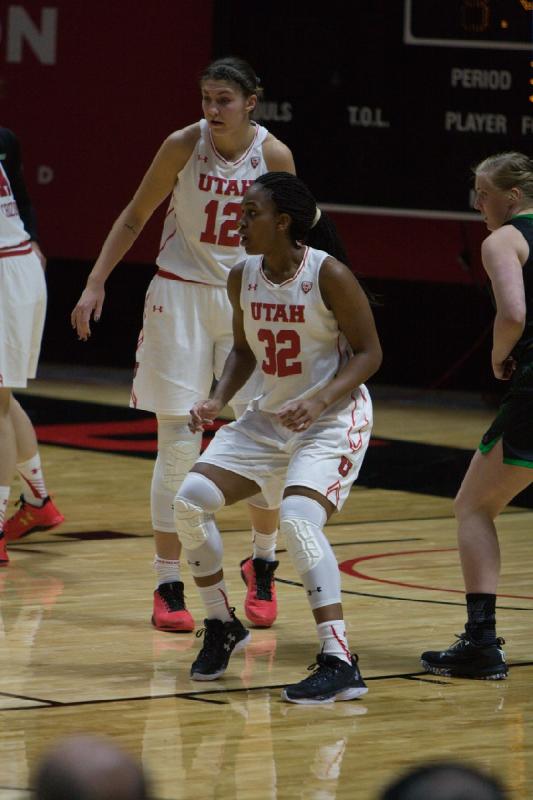 2016-11-19 18:33:59 ** Basketball, Damenbasketball, Emily Potter, Paige Crozon, Tanaeya Boclair, Utah Utes, Utah Valley University ** 