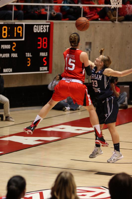 2012-12-08 16:19:36 ** Basketball, BYU, Damenbasketball, Michelle Plouffe, Utah Utes ** 