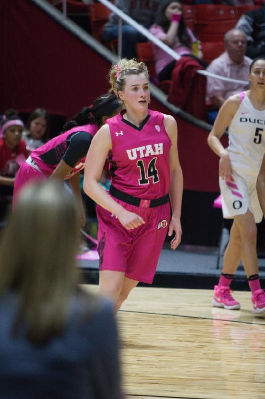 2017-02-17 18:09:58 ** Basketball, Damenbasketball, Erika Bean, Oregon, Paige Crozon, Utah Utes ** 