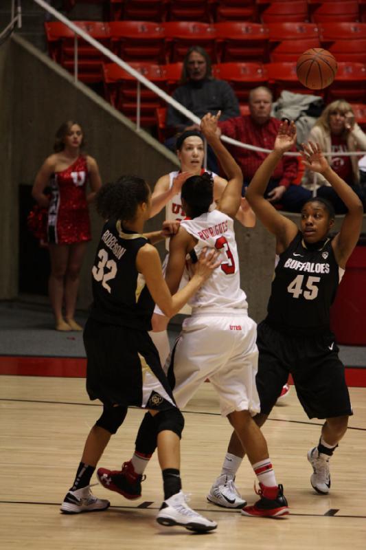 2013-01-13 16:32:00 ** Basketball, Colorado, Damenbasketball, Iwalani Rodrigues, Michelle Plouffe, Utah Utes ** 