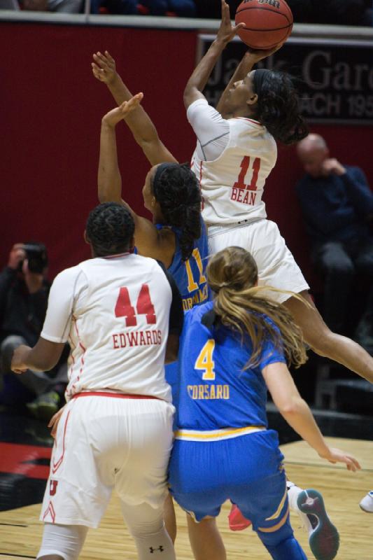 2019-02-10 13:27:01 ** Basketball, Damenbasketball, Dre'Una Edwards, Erika Bean, UCLA, Utah Utes ** 