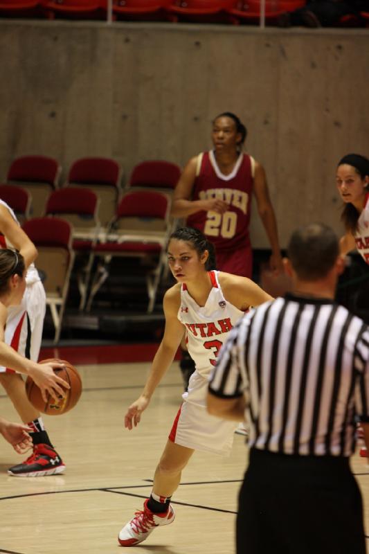 2013-11-08 21:34:02 ** Basketball, Damenbasketball, Malia Nawahine, Nakia Arquette, University of Denver, Utah Utes ** 