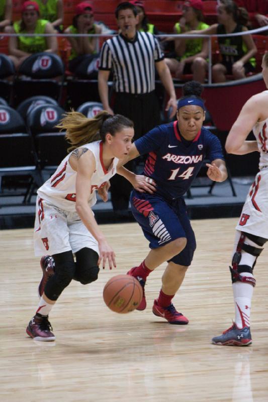 2015-01-30 19:06:00 ** Arizona, Basketball, Damenbasketball, Danielle Rodriguez, Taryn Wicijowski, Utah Utes ** 