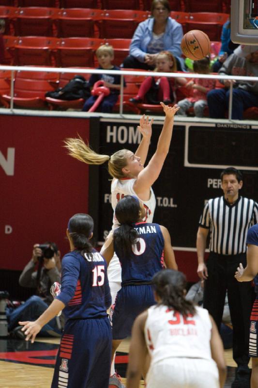 2015-01-30 19:08:05 ** Arizona, Basketball, Damenbasketball, Tanaeya Boclair, Taryn Wicijowski, Utah Utes ** 