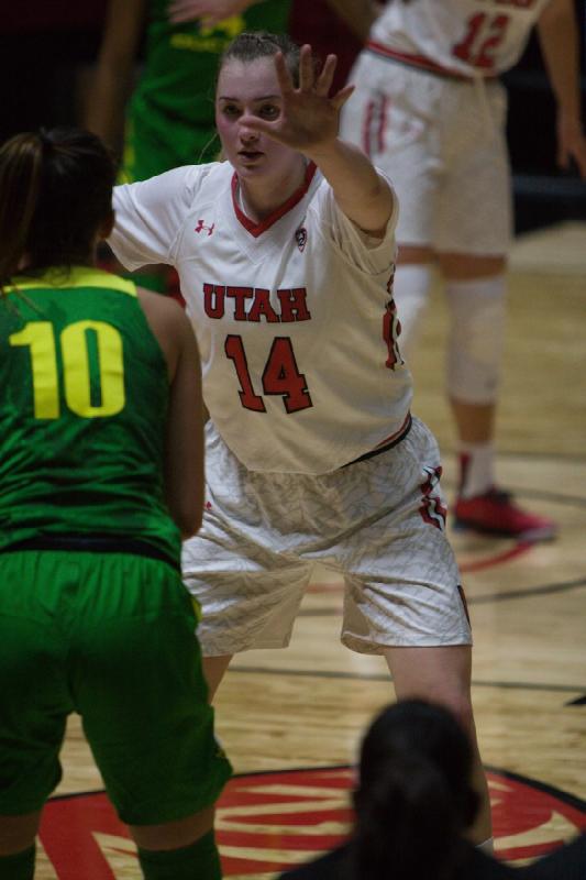 2016-01-24 14:26:07 ** Basketball, Damenbasketball, Emily Potter, Oregon, Paige Crozon, Utah Utes ** 