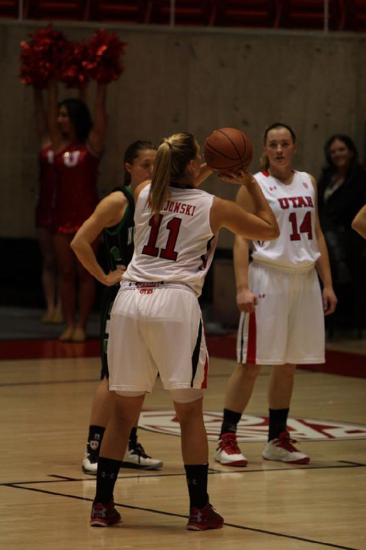 2012-12-29 15:33:55 ** Basketball, Damenbasketball, North Dakota, Paige Crozon, Taryn Wicijowski, Utah Utes ** 