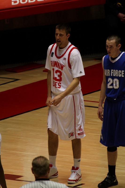 2010-01-23 17:50:40 ** Air Force, Basketball, Herrenbasketball, Matt Read, Utah Utes ** 