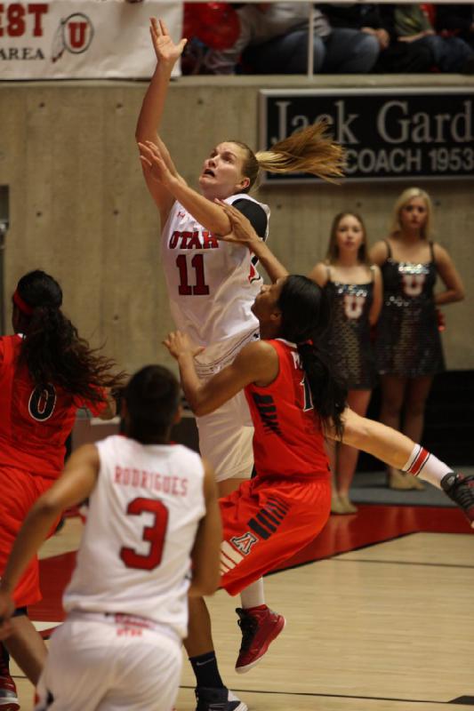 2013-01-18 19:58:56 ** Arizona, Basketball, Damenbasketball, Iwalani Rodrigues, Taryn Wicijowski, Utah Utes ** 