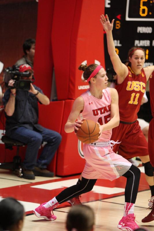 2014-02-27 20:30:44 ** Basketball, Damenbasketball, Michelle Plouffe, USC, Utah Utes ** 