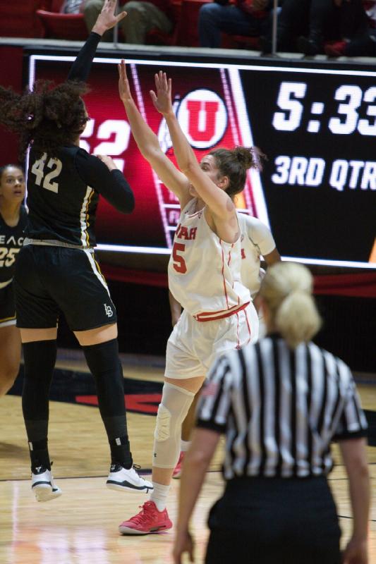 2018-11-16 19:58:56 ** Basketball, Erika Bean, Long Beach State, Megan Huff, Utah Utes, Women's Basketball ** 