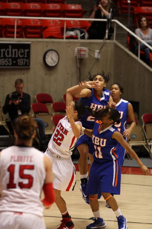 2012-12-15 16:22:03 ** Basketball, Danielle Rodriguez, Houston Baptist Huskies, Michelle Plouffe, Utah Utes, Women's Basketball ** 