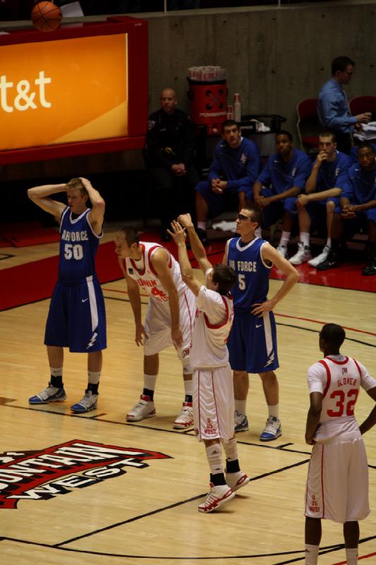 2010-01-23 16:34:16 ** Air Force, Basketball, Herrenbasketball, Kim Tillie, Shawn Glover, Utah Utes ** 