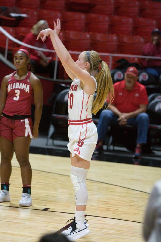 2018-11-13 20:44:32 ** Alabama, Basketball, Dru Gylten, Utah Utes, Women's Basketball ** 