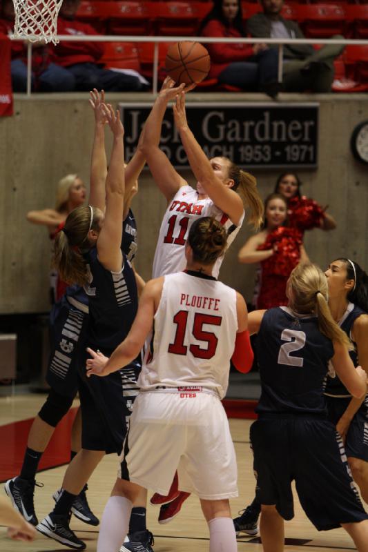 2012-11-27 20:07:25 ** Basketball, Damenbasketball, Michelle Plouffe, Taryn Wicijowski, Utah State, Utah Utes ** 