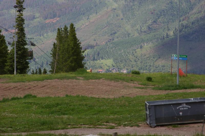 2006-07-23 15:54:06 ** Vail ** Das Tal von Vail, wie es von der Bergspitze aus zu sehen ist.