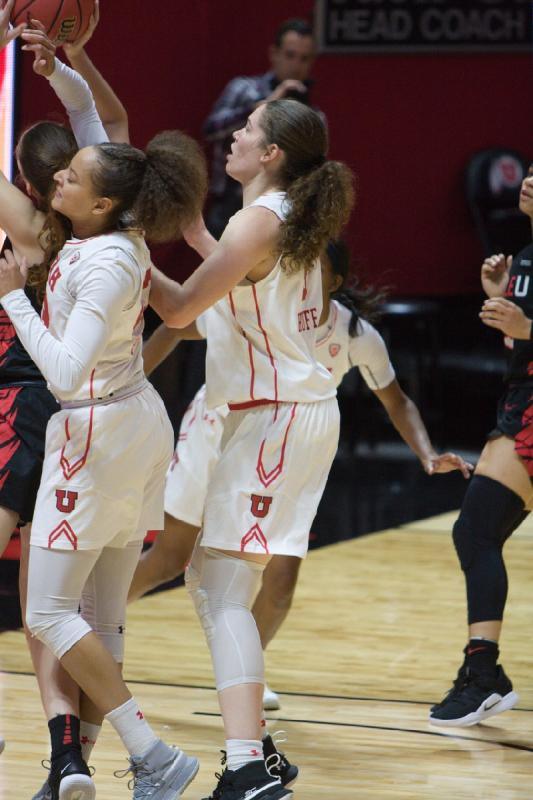 2018-11-26 19:15:38 ** Basketball, Daneesha Provo, Erika Bean, Megan Huff, Seattle University, Utah Utes, Women's Basketball ** 