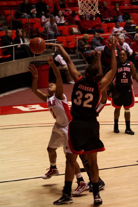 2010-02-21 15:00:38 ** Basketball, Damenbasketball, Janita Badon, SDSU, Utah Utes ** 