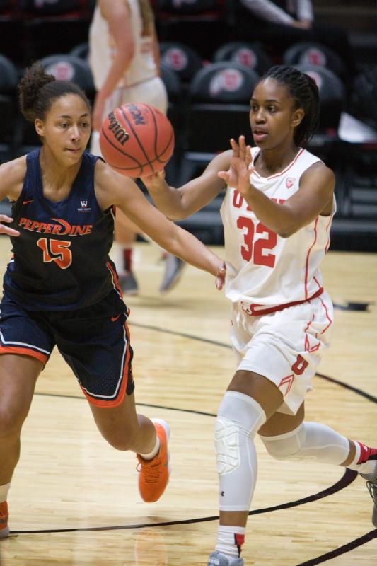 2017-12-05 19:10:28 ** Basketball, Damenbasketball, Pepperdine, Tanaeya Boclair, Utah Utes ** 