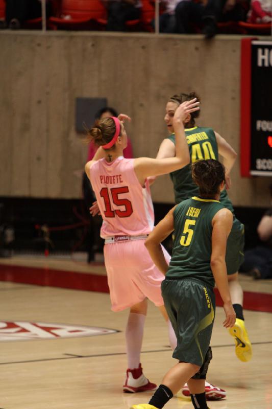 2013-02-08 19:18:40 ** Basketball, Michelle Plouffe, Oregon, Utah Utes, Women's Basketball ** 