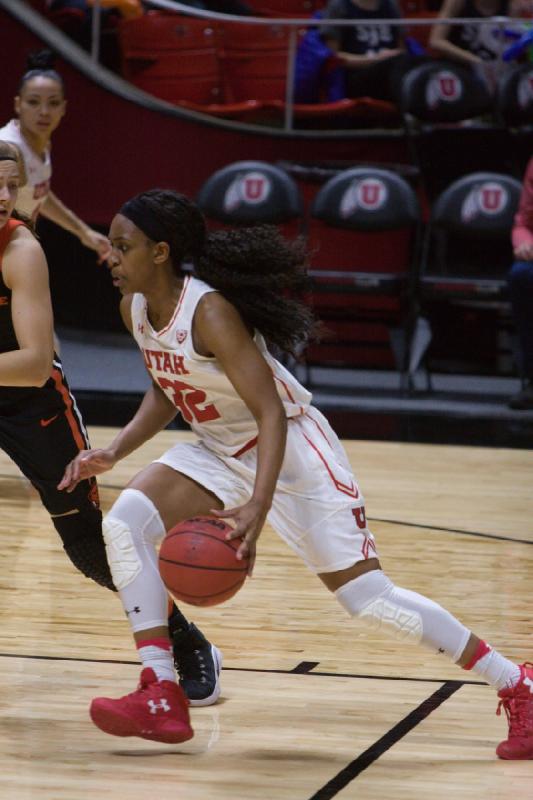 2017-02-19 15:35:29 ** Basketball, Damenbasketball, Kiana Moore, Oregon State, Tanaeya Boclair, Utah Utes ** 