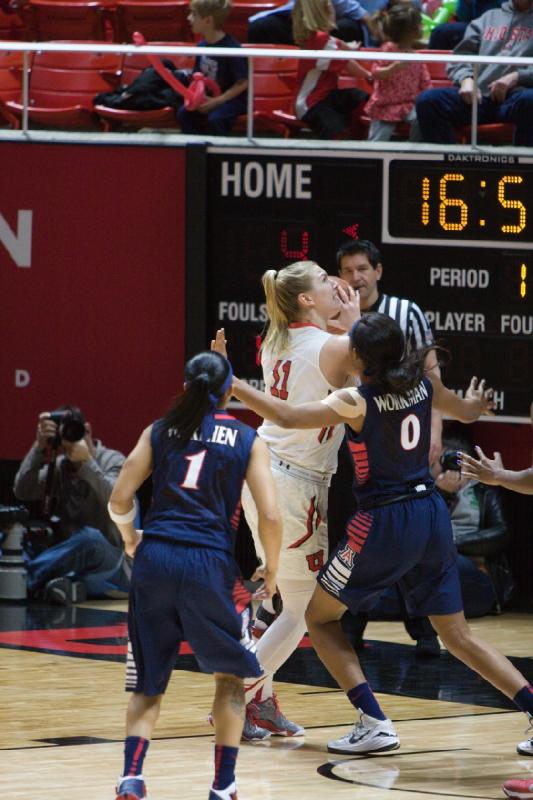 2015-01-30 19:04:53 ** Arizona, Basketball, Damenbasketball, Taryn Wicijowski, Utah Utes ** 