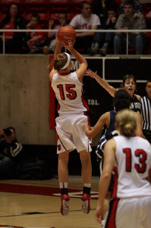 2011-01-01 15:32:56 ** Basketball, Damenbasketball, Michelle Plouffe, Rachel Messer, Utah State, Utah Utes ** 