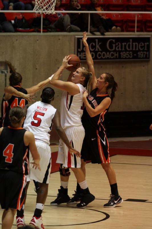 2011-12-06 20:21:38 ** Basketball, Cheyenne Wilson, Damenbasketball, Idaho State, Taryn Wicijowski, Utah Utes ** 