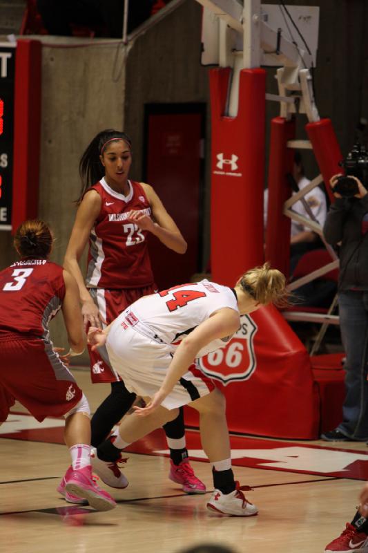 2013-02-24 14:11:16 ** Basketball, Damenbasketball, Paige Crozon, Utah Utes, Washington State ** 