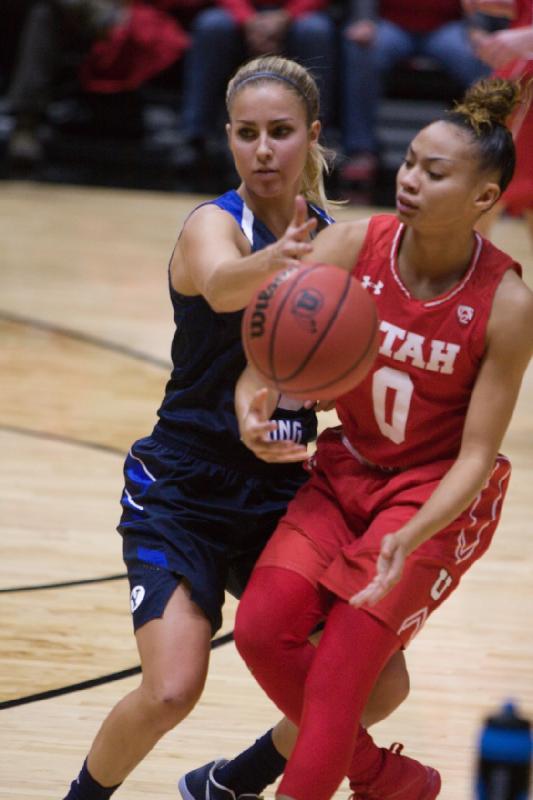 2016-12-10 19:02:11 ** Basketball, BYU, Damenbasketball, Kiana Moore, Utah Utes ** 