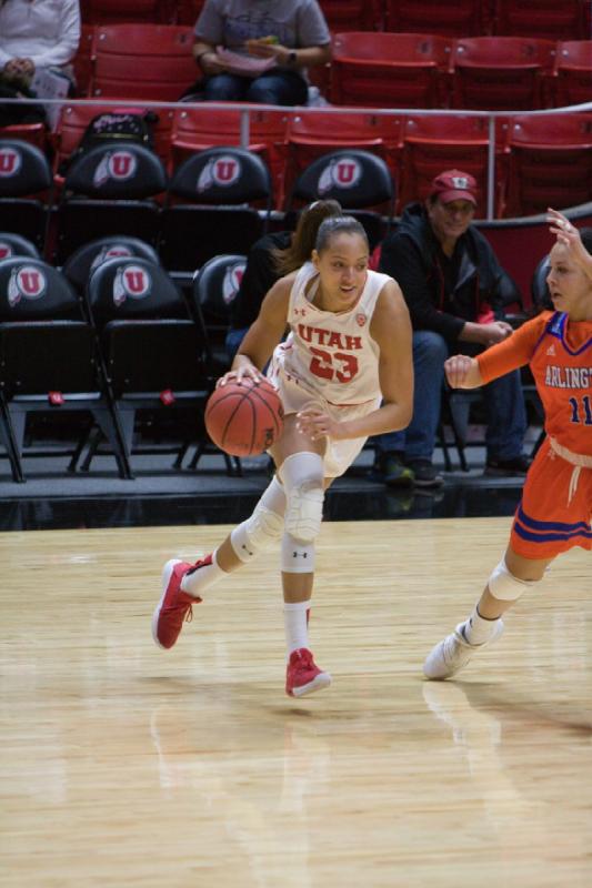 2017-11-27 18:29:08 ** Basketball, Daneesha Provo, Utah Utes, UT Arlington, Women's Basketball ** 