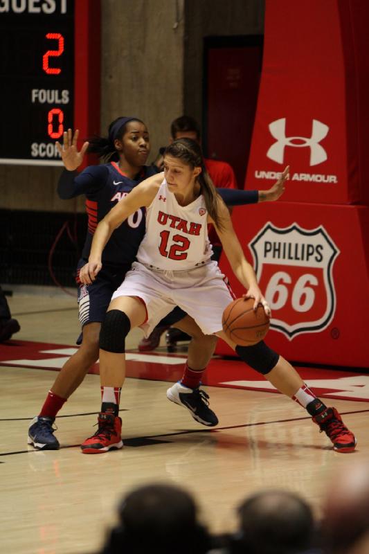 2014-01-26 15:01:34 ** Arizona, Basketball, Damenbasketball, Emily Potter, Utah Utes ** 