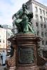 Statue für Dichter Gotthold Ephraim Lessing am Gänsemarkt.