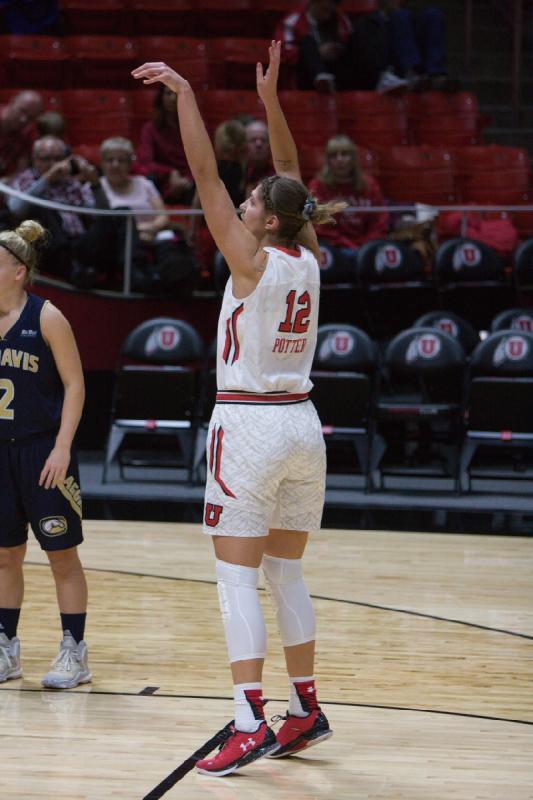 2015-12-29 20:33:18 ** Basketball, Damenbasketball, Emily Potter, UC Davis, Utah Utes ** 