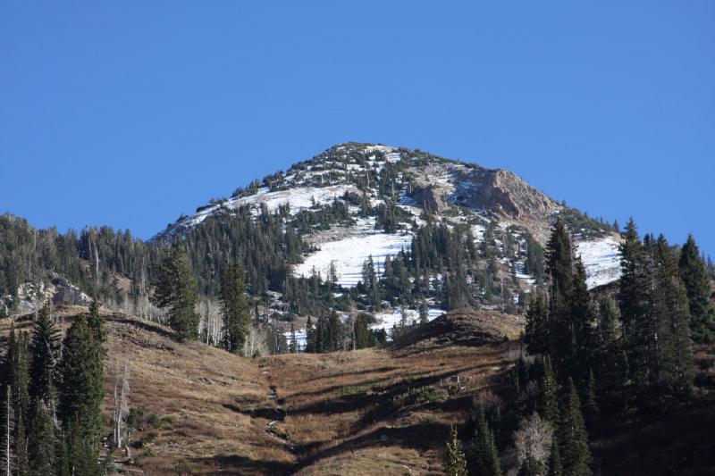 2008-10-25 15:37:15 ** Little Cottonwood Canyon, Snowbird, Utah ** Berg bei Snowbird.