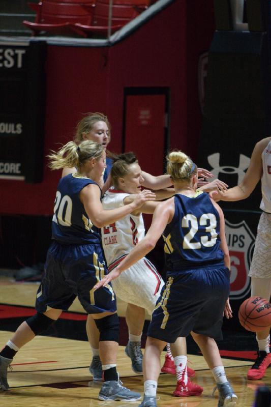 2016-11-03 11:31:18 ** Basketball, Emily Potter, South Dakota School of Mines & Technology, Tilar Clark, Utah Utes, Women's Basketball ** 