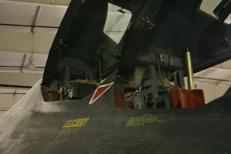 2007-04-08 13:59:28 ** Air Force, Hill AFB, Utah ** Cockpit of the Lockheed SR-71 'Blackbird'.