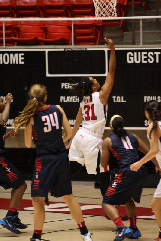 2013-12-21 15:31:07 ** Basketball, Ciera Dunbar, Damenbasketball, Malia Nawahine, Samford, Utah Utes ** 