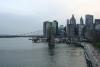 "Brooklyn Bridge" und Teil Manhattans von der "Manhattan Bridge" aus.