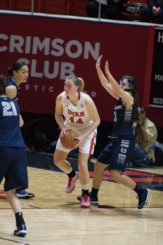 2014-12-03 18:23:48 ** Basketball, Damenbasketball, Paige Crozon, Utah State, Utah Utes ** 