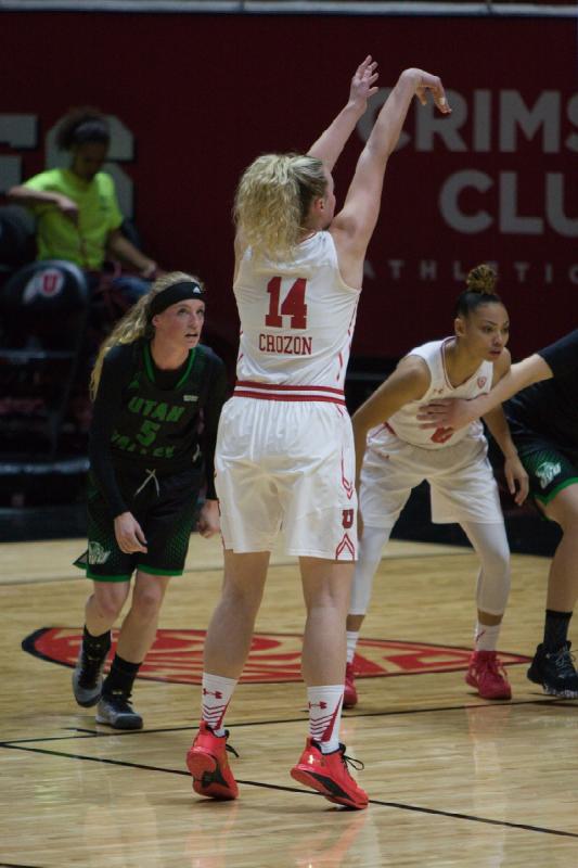 2016-11-19 17:38:34 ** Basketball, Damenbasketball, Kiana Moore, Paige Crozon, Utah Utes, Utah Valley University ** 