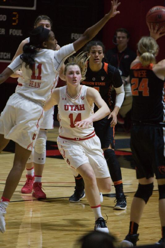 2017-02-19 15:06:36 ** Basketball, Emily Potter, Erika Bean, Oregon State, Paige Crozon, Utah Utes, Women's Basketball ** 