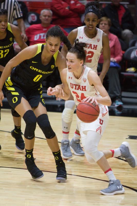 2018-01-28 13:43:00 ** Basketball, Damenbasketball, Oregon, Tanaeya Boclair, Tilar Clark, Utah Utes ** 