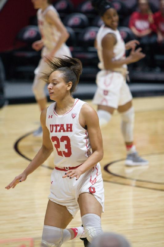 2018-01-28 13:16:15 ** Basketball, Damenbasketball, Daneesha Provo, Oregon, Tanaeya Boclair, Tilar Clark, Utah Utes ** 